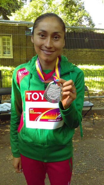 La marchista mexicana obtuvo la medalla de oro en los Juegos Panamericano de Toronto 2015 (Foto: Especial)