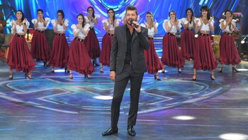 Marcelo Tinelli y el folclore