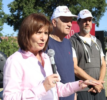 Patricia Bullrich, Néstor Grindetti y