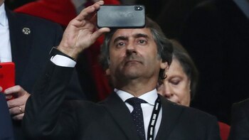 Francescoli vio el partido desde