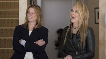 Mamie Gummer con su mamá,