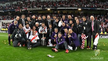 Los festejos en el Bernabéu