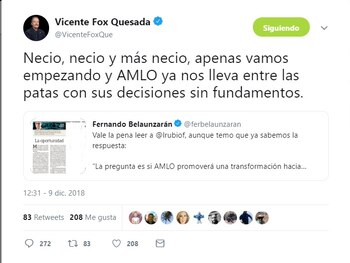 Foto tomada de twitter