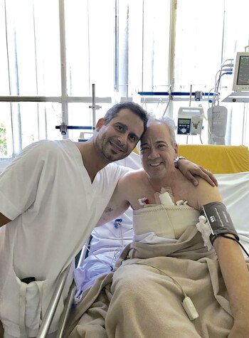 Yamil junto Joe Wolek, el