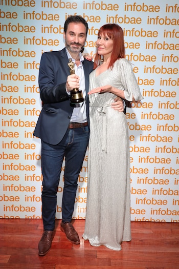 Ariel Wolman, director de Teleshow, y Matilda Blanco