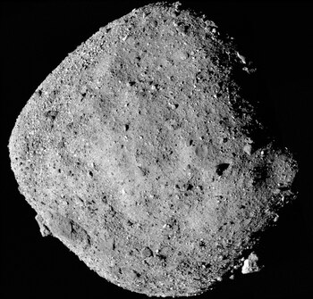 Una imagen de Bennu tomada