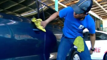 Integrantes de la caravana migrante