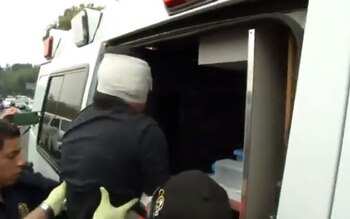 El herido era un hombre