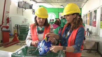 Las empresas donan productos que