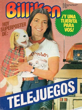 Cecile y Alfonso en la revista Billiken de 1983