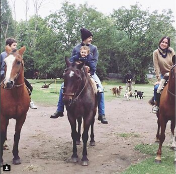 Valeria Gastaldi junto a su