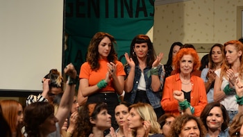 El grupo Actrices Argentinas en