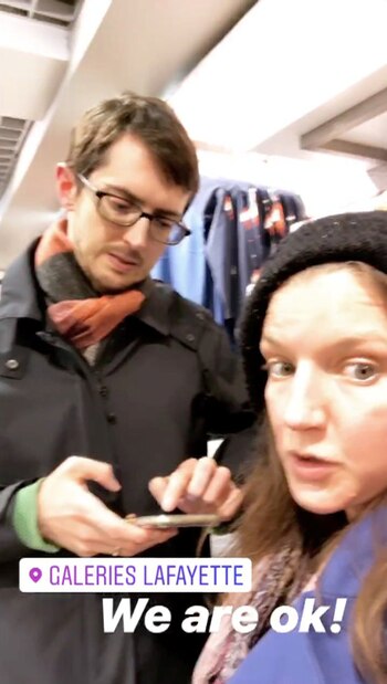 Algunas personas se refugiaron en