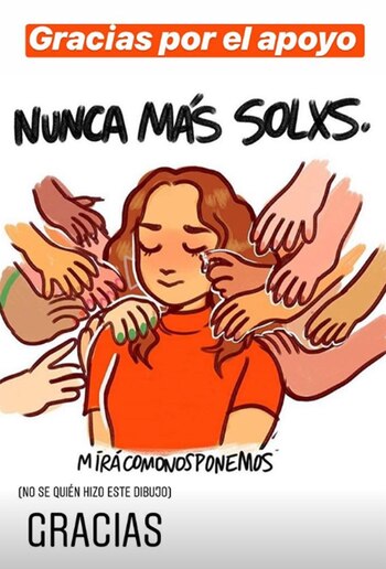 El posteo de Thelma Fardín en Instagram