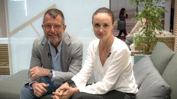 Gabi López junto a Daniel