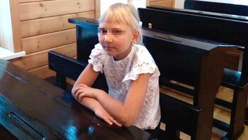 Irina de nueve años, cayó en un charco de agua hirviendo tras tratar de tomarse una foto con el vapor que emergía (Foto: Cortesía de la familia)