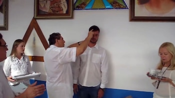 João de Deus durante una