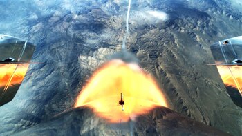 El avión supersónico llegó al