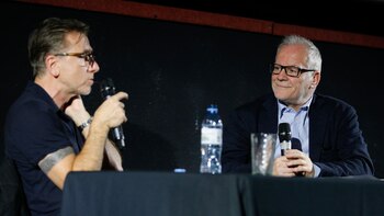 Tim Roth y Thierry Frémaux (Nicolás