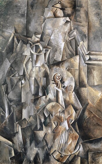 Georges Braque, “Jarra y violín”
