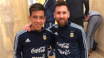 Ezequiel Barco se fotografió con