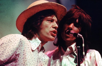 Mick Jagger y Keith en