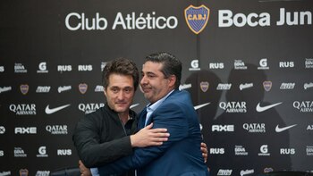 Angelici despide a Guillermo en