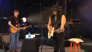 El músico norteamericano, en una