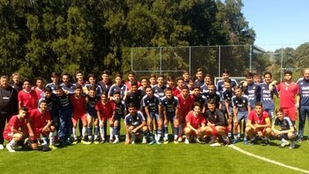 Las jugadoras de la selección