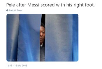 “Pelé, luego de que Messi