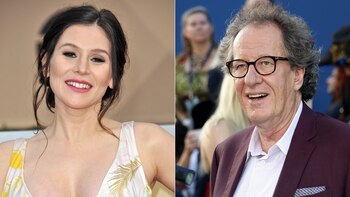 Yael Stone y Geoffrey Rush 1920 (Grosby)