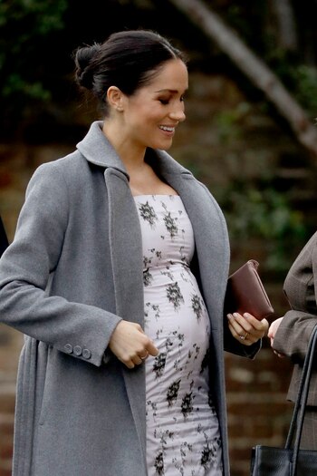 Meghan Markle apareció en medio