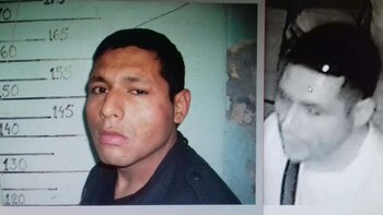 Villagrán en foto policial y