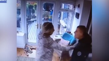 El hombre dejó inconsciente a