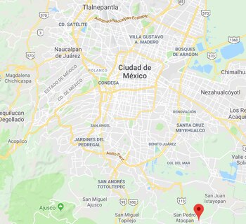 Ubicación de Milpa Alta en