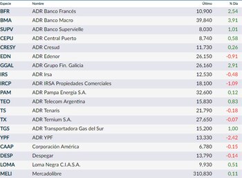 Fuente: Rava Bursátil