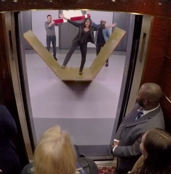 Michelle Obama apareció como un