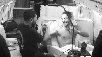 El mensaje estaba acompañado por