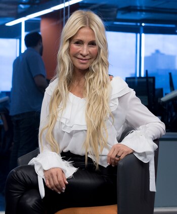 La productora, en los estudios