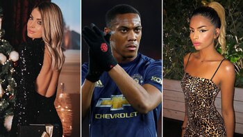 Anthony Martial, entre dos mujeres