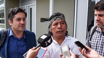 Jorge Nahuel, vocero de la