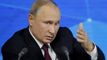 Vladimir Putin, durante su conferencia