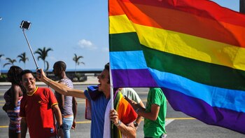 Una marcha en Cuba pedía