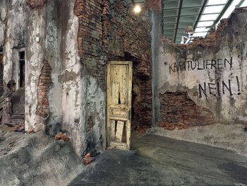 “¿Rendición? ¡Nunca!”, dice el texto