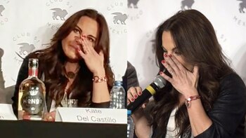 Kate del Castillo se conmovió