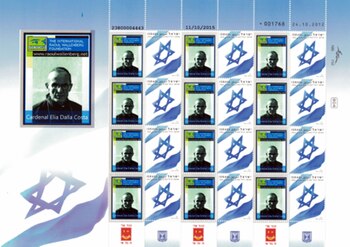 Estampillas del Cardenal Elia Angelo