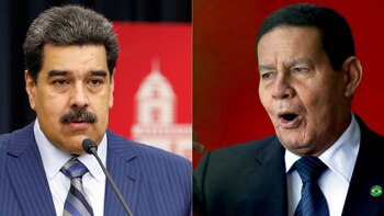 Nicolás Maduro y Hamilton Mourao