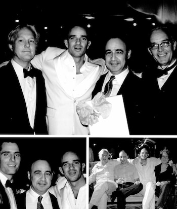 Alan Fena y Len Blavatnik junto a Austin Hearst y JP Bailey, su primer socio. Chris Burch fue la primera persona que realmente creyó en su visión y fue fundamental para acompañarlo en su camino de expansión en el Real Estate . Austin Hearst y Len Blavatnik son hasta hoy amigos y socios
