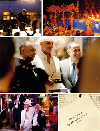 1 de diciembre de 2015. La noche de la inauguración mágica de su hotel en Miami. El alcalde de entonces de Miami Beach, Philipe Levine, declaró al 1 de diciembre “Día de Faena”. Fue el alcalde Levine quien le presentó a Alan a su socio, Len Blavatnik . Recibió la llave de la ciudad en agradecimiento por su compromiso con el desarrollo del arte y la cultura