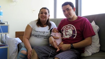 Nancy y Alejandro, los padres